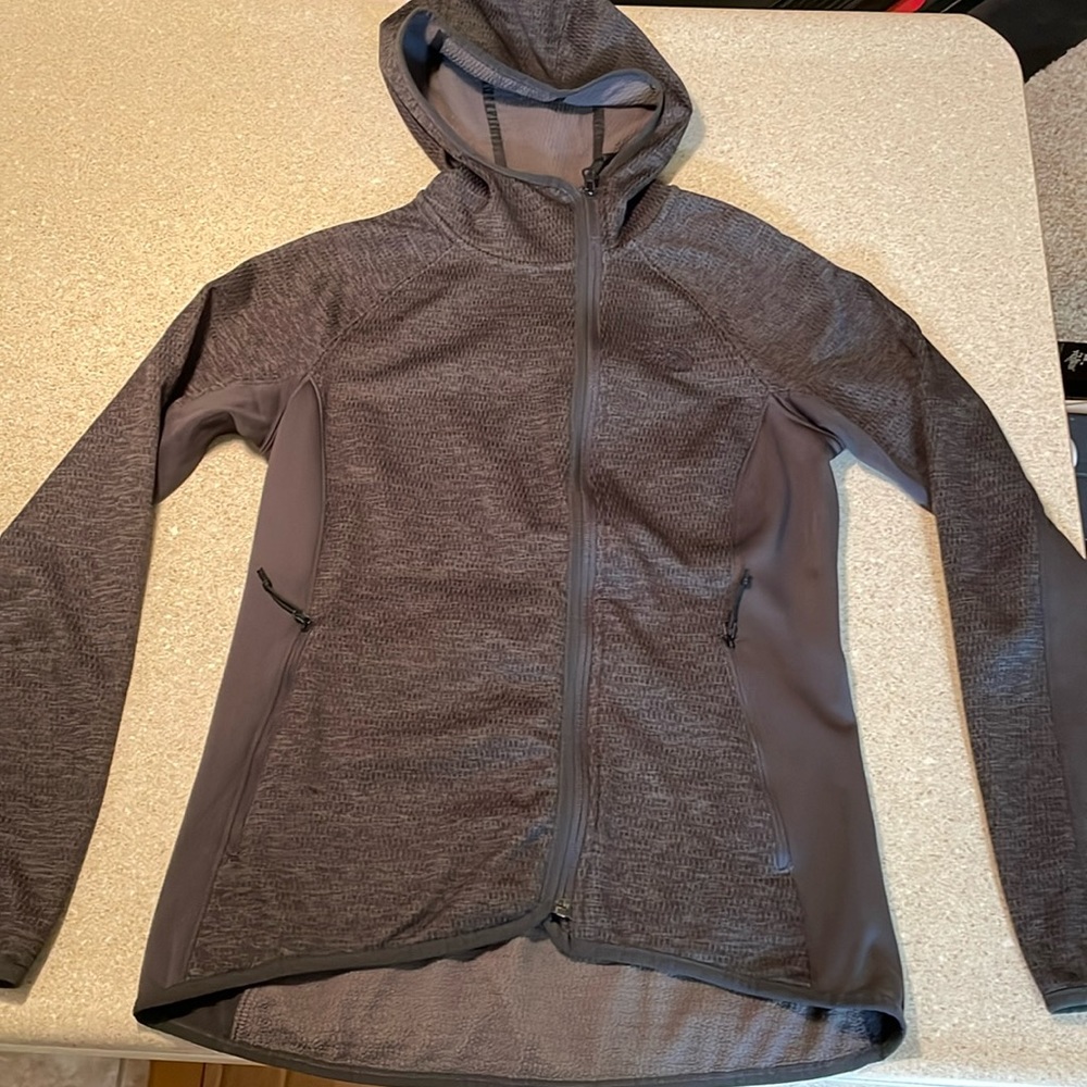 North Face Asymmetrical Fleece Jacket size medium